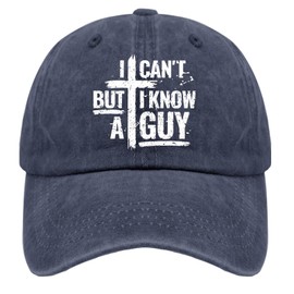 Paunook I Can't But I Know A Guy Trucker Hat Mom Hat Navy Blue Gifts for Her Hiking Cap
