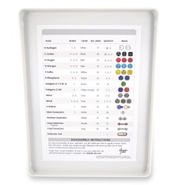 Inorganic and Organic Chemistry Model Student Kit (281 Pieces) - MM-007 with Atom Configurations, Bonds and Orbitals