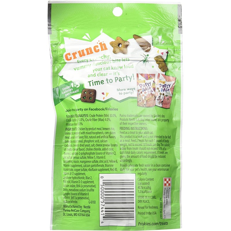 Friskies Cat Treat, Beachside Crunch Party Mix 2.1 oz 1