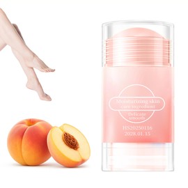 BTYJLEBE Crack Feet Prevention Stick Strength Moisturizer Foot Lotion Stick for Cracked Heels Refreshing Hydrates Callus Skin Softene for Dry Cracked Feet Knees Elbows Hands (Peach)