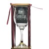 Mom's Sippy Cup Stemmed Wine Glass with Charm and Presentation