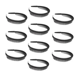 Baluue Unisex Hairband Set 10pcs Slip Headbands Elastic Headwrap for Women Girls Girls Hair Accessories Non-slip Hard Headband Pack
