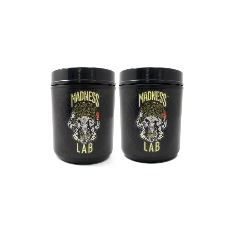 Madness Lab Glutamina 500 Gr Polvo X 2 Botes