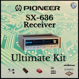Pioneer SX-636 Receiver Ultimate Upgrade Kit Genuine Parts Restoration