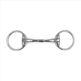 Equine Smile ES0119 ErgoBit Bit Eggbutt Olive Head Bit Lock Roller Stainless Steel Ring Diameter 70 mm Bit Thickness 18 mm (13.5 cm)