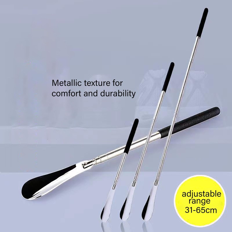 Dinghaole Stainless Steel Extra Long Shoe Puller31-65cm Retractable Shoe PullerExtra