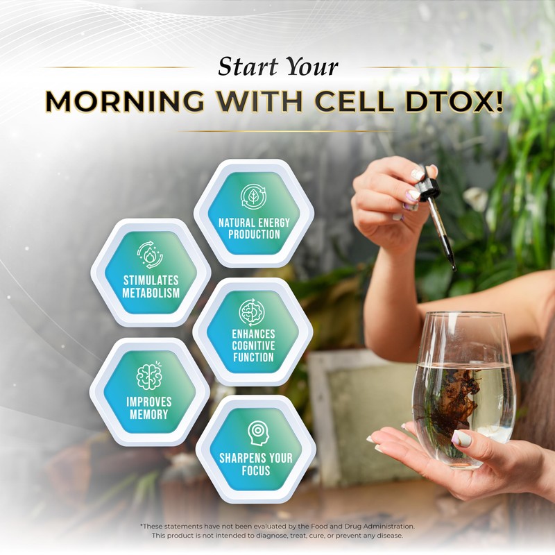 Wellness Extract Cell Dtox - Humic, Fulvic Acid & Zeolite,