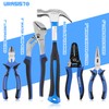 URASISTO 174-Piece Premium Tool Kit, Household Repairing Tool Set with