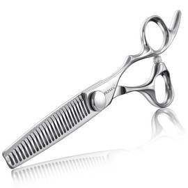 Professional Thinning Shears for Hair Cutting with Ultra Sharp Convex Blade, Cobalt Alloy Stainless Steel for Barber Haircut Scissors Teeth Shears Texturizing Scissors for Men Women Salon Home Use
