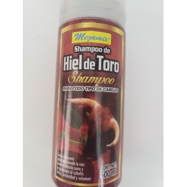 megamix Shampoo de Hiel de Toro 500ml Para Todo Tipo de Cabello Shine - Soft and Clean
