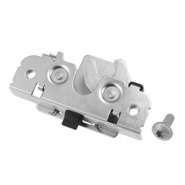 X AUTOHAUX Replacement Rear Liftgate Door Lock Actuator with Screw for Dodge for Ram 1500 2500 3500 2003-2006 Tailgate Latch Assembly No.55275952AC Silver Tone 1 Set