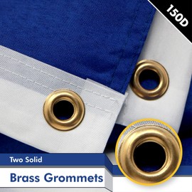 G128 Greece Greek Flag 3x5 FT 150D Printed | 3x5 feet | Printed 150D – Indoor/Outdoor, Vibrant Colors, Brass Grommets, Quality Polyester, Much Thicker More Durable Than 100D 75D Polyester