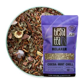 Tiesta Tea - Cocoa Mint Chill, Loose Leaf Chocolate Peppermint Herbal Tea, No Caffeine, Hot & Iced Tea, 12 oz Bulk Bag - 200 Cups, Natural Flavors, Stress Relief, Herbal Tea Loose Leaf