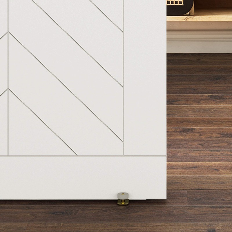 National Hardware N700-113 Interior Sliding Barn Door Hardware Double Floor