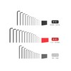 TEKTON Ball End Hex and Star L-Key Set with Holders,