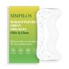 Simpilos Simpilos Glitter Freckles Face Tattoo, 8 Sheets Green Face
