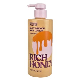 VICTORIA'S SECRET PINK RICH HONEY DAILY DRENCH BODY LOTION w/ SHEA BUTTER 12 oz