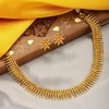 I Jewels 18K Gold Plated Indian Wedding Bollywood Golden Necklace