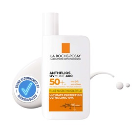 La Roche-Posay La Roche-Posay Anthelios UVMUNE 400 Invisible Fluid, Non-Perfumed Suncream With SPF50+, Suitable for All Skin Types, 50 ml