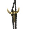 Jeilwiy Western Bolo Tie for Men Gold Cow Skull Bolo