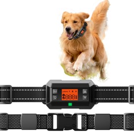 liglowing Electric Fence for Dogs,Electric Fence for Dog Boundary Collar for Dogs 33-999 Yards Rechargeable GPS Collar Electric Perimeter Smart Wireless Pet Containment with 2 Replacement Straps