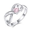 Starchenie Infinity Promise Ring 925 Sterling Silver Angel Wings Heart