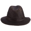 Scala Men's Weathered Cotton Safari Hat, Brown, Extra Large