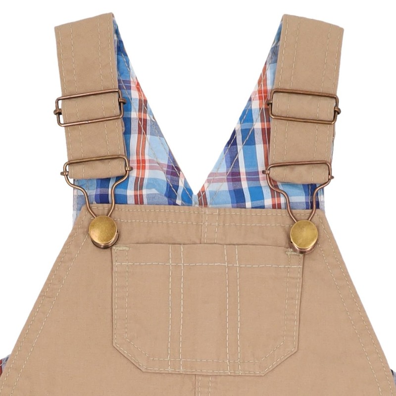 Overol bebe niño pantalon de gabardina - tirantes ajustables -