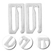 Mikinona 8pcs Barber Cape Clips Hair Cutting Cape Clasp Metal