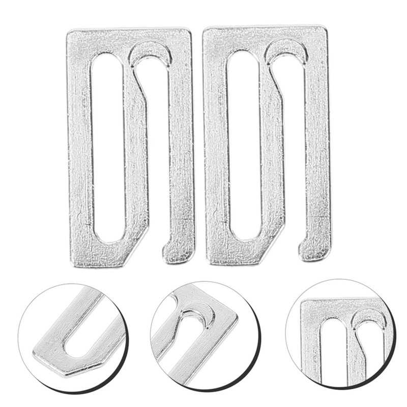 Mikinona 8pcs Barber Cape Clips Hair Cutting Cape Clasp Metal
