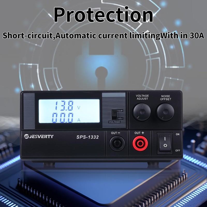 Universal Compact Bench Power Supply- 30 Amp Regulated Home Lab