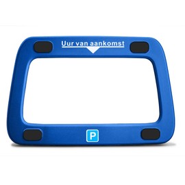 Parkwächter V0 Digital Parking Disc for Netherlands, Electronic Parking Meter, Automatic Digital Parking Disc According to Road Traffic Regulations, Digital Parking Disc for Car, Blue, 111 x 72 x 25
