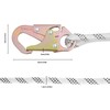 Vertical Lifeline Assembly Fall Protection Safety Lifeline Rope Grab with