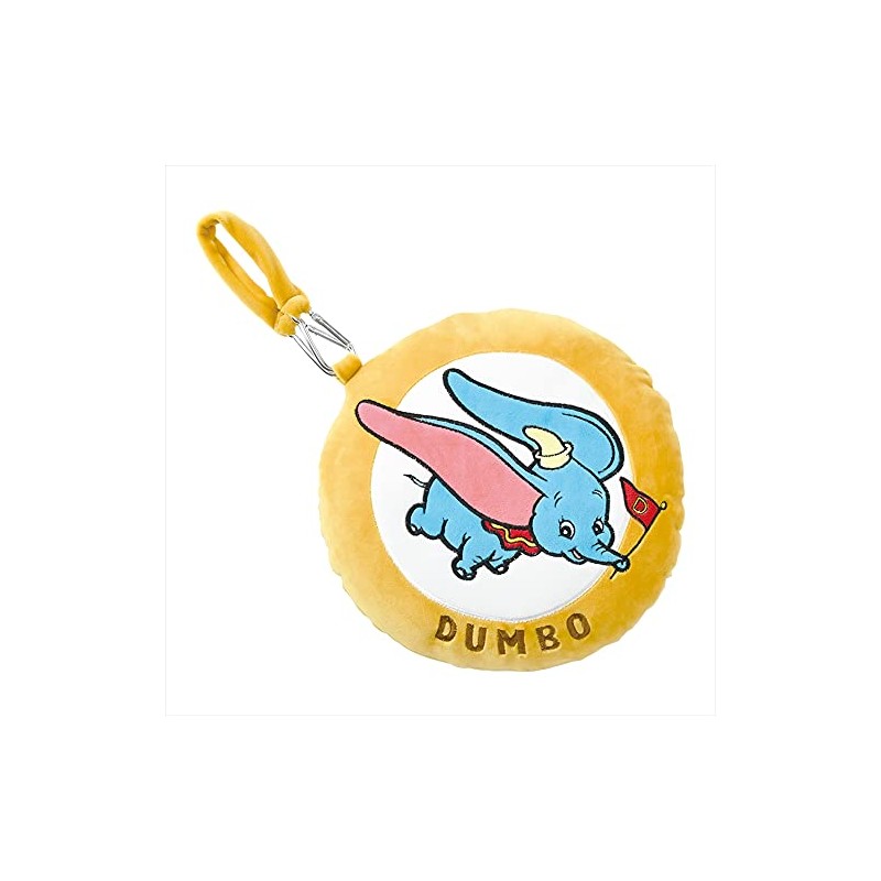 Ribuha 80049-04 2-Way Cushion, Retro Face Dumbo (Total Length: Approx.