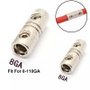 8pcs Wire Coupler Terminal Butt Connector 8 GA Gauge Input