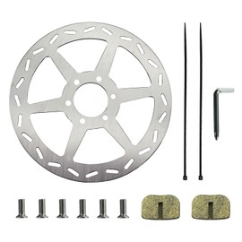 PRO BAT 179mm/7'' Brake Disc Disk Rotor with Brake Pads for Baja DB30 MBX10 MBX11 80cc 97cc CT100U trail 100 CC100X CK100 Mini Bike Go Kart