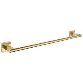 Brushed Gold Towel Bar, Suyar SUS304 Stainless Steel Bathroom Towel Rod, Bath Towel Holder, Shower Towel Hanger for Wall
