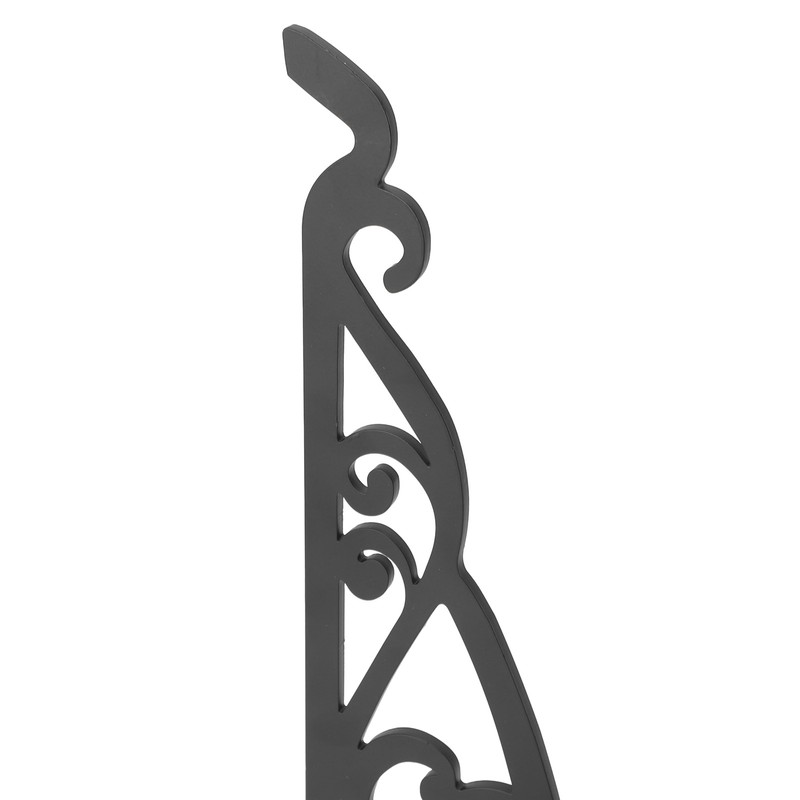 Outdoor Hanging Bracket Black Iron Multifunctional Decorative Plant Hanger for