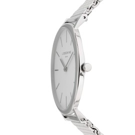 LIEBESKIND Berlin Unisex Adult Analogue Quartz Watch, silver / white