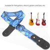 Nylon Guitar Strap Breathable Musical Instrument Accessories for Folk/Electric Guitar