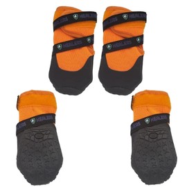 Healers Urban Walkers III Dog Boots for Paw Protection with Non-Slip Sole, Reflective Pet Booties, 4-Pack, Small