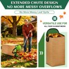 Leaf Bag Holder Stand with Extended Chute for 30 Gallon