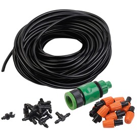 Royal Gardineer Accessories for Greenhouse Irrigation: 23-Piece Plant Irrigation System, 20 m Hose, Can be Cut to Size (Dripper, Micro Irrigation, Irrigation Computer)