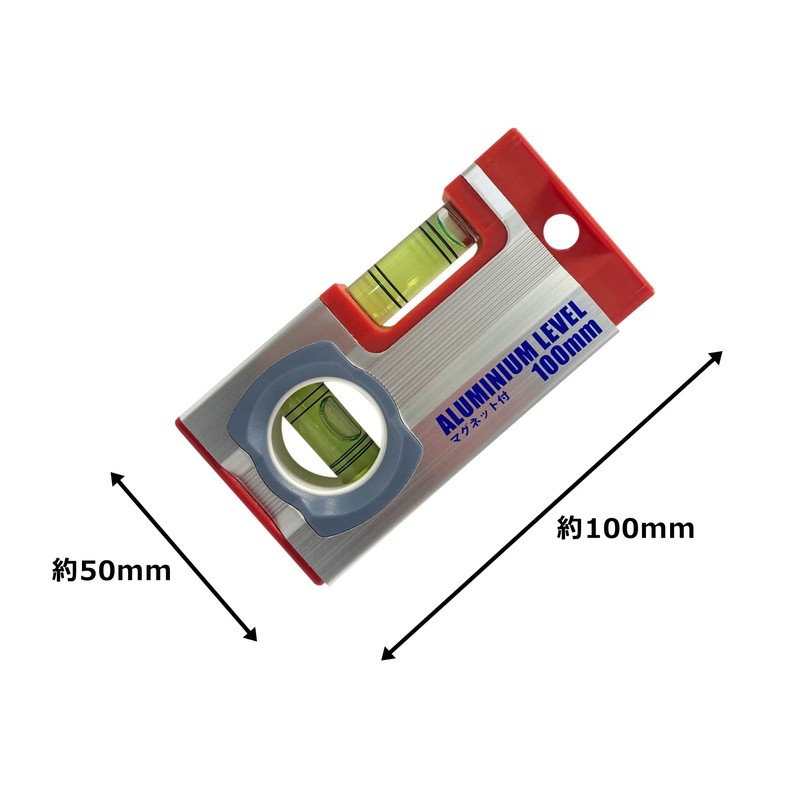 Arc Aluminum Torpedo Level 100 mm Magnetic with