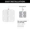 Design House Door Hinge, 3.5 in x 3.5 in, 5/8