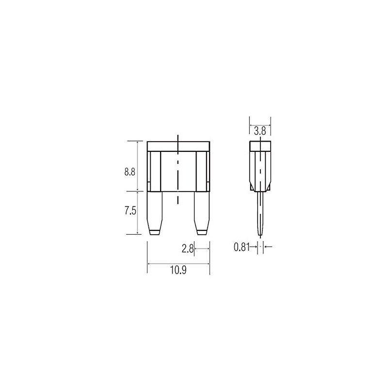 Heschen Mini Blade Fuse ATM-5 Auto Assorted Car SUV Truck
