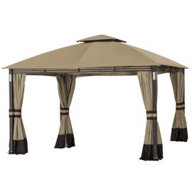 SCOCANOPY Replacement Cover Fit for Crestfield 11X13 Gazebo (Models A101017510, A101017511, A111020900),(Khaki)