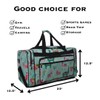 NGIL Canvas 23" inch Duffle Bag (Llama)