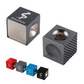 Sinsilvie Pool Cue Tip Shaper 5 in 1 Cue Tip Tool, 5 in 1 Billiard Pool Cue Accessories,Blue & Black (Silver Gray 5 in 1)