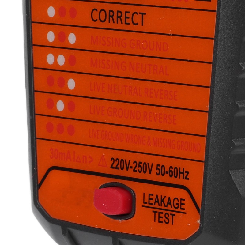 Socket Tester Multifunction Electric Socket Tester Mains Fault Checker Tool